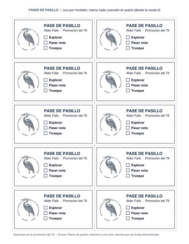 Pases de pasillo: tres comodines para cada invitado