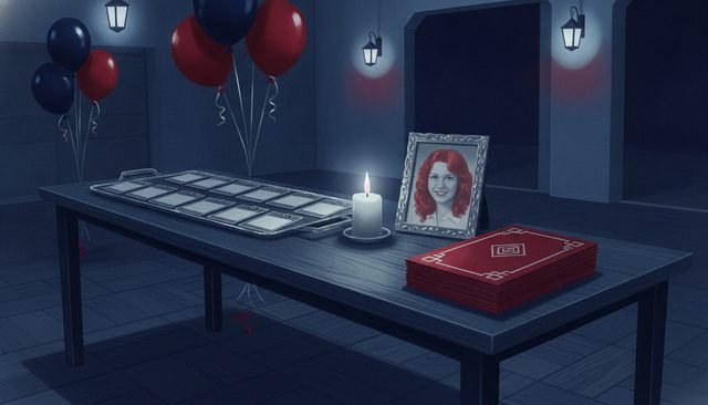 The reunion welcome table