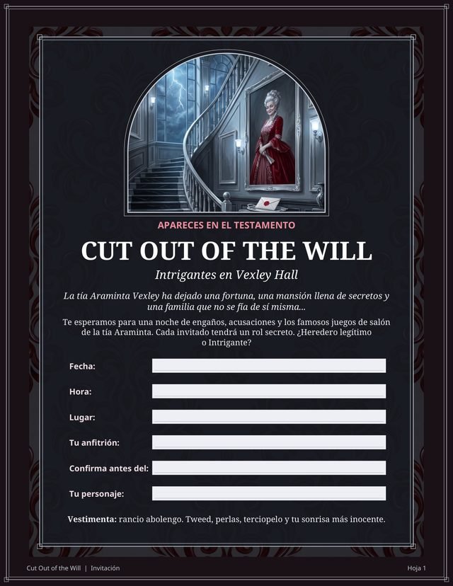La invitación para imprimir